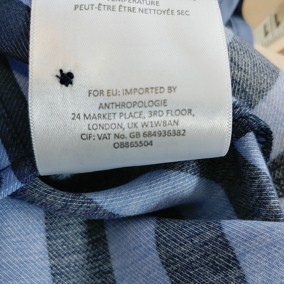Maeve Anthropologie Breckenridge Striped Blouse Sz M - Picture 10 of 10